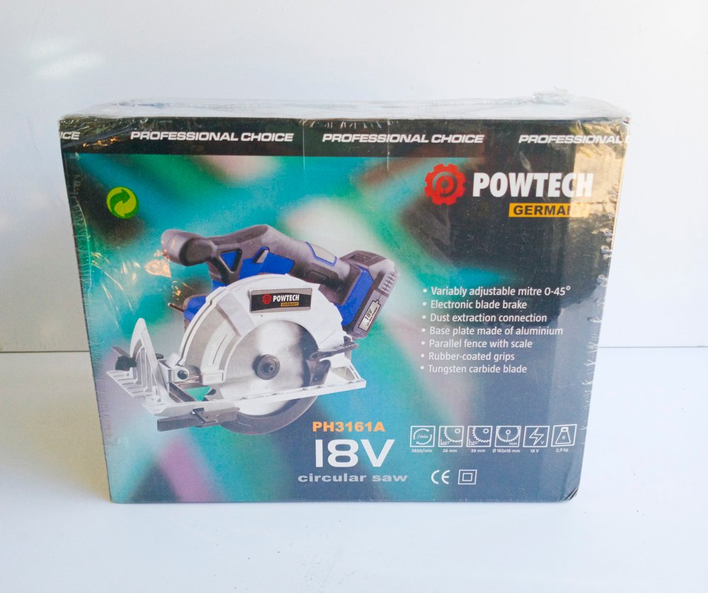 Lote anterior: Sierra circular recargable Powtech