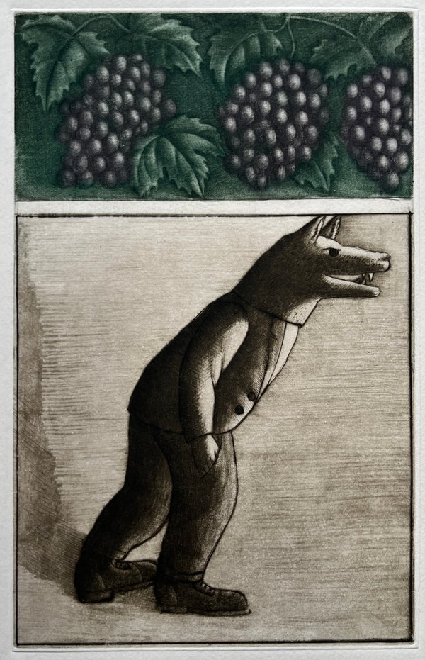Grabado "Sin Título" de Luis Alberto Solari - Edición 153/200 - imagen 1
