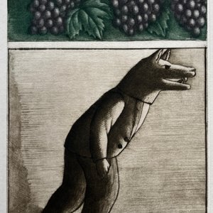 Grabado "Sin Título" de Luis Alberto Solari - Edición 153/200 - imagen 1