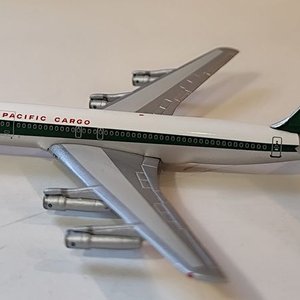 Maqueta Avión Boeing 707-320 Cathay Pacific Cargo Escala 1/500 - imagen 1