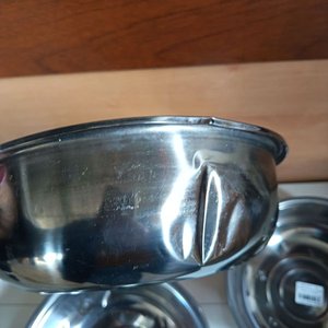 Set de 4 bowls de acero inoxidable con detalles - imagen 4