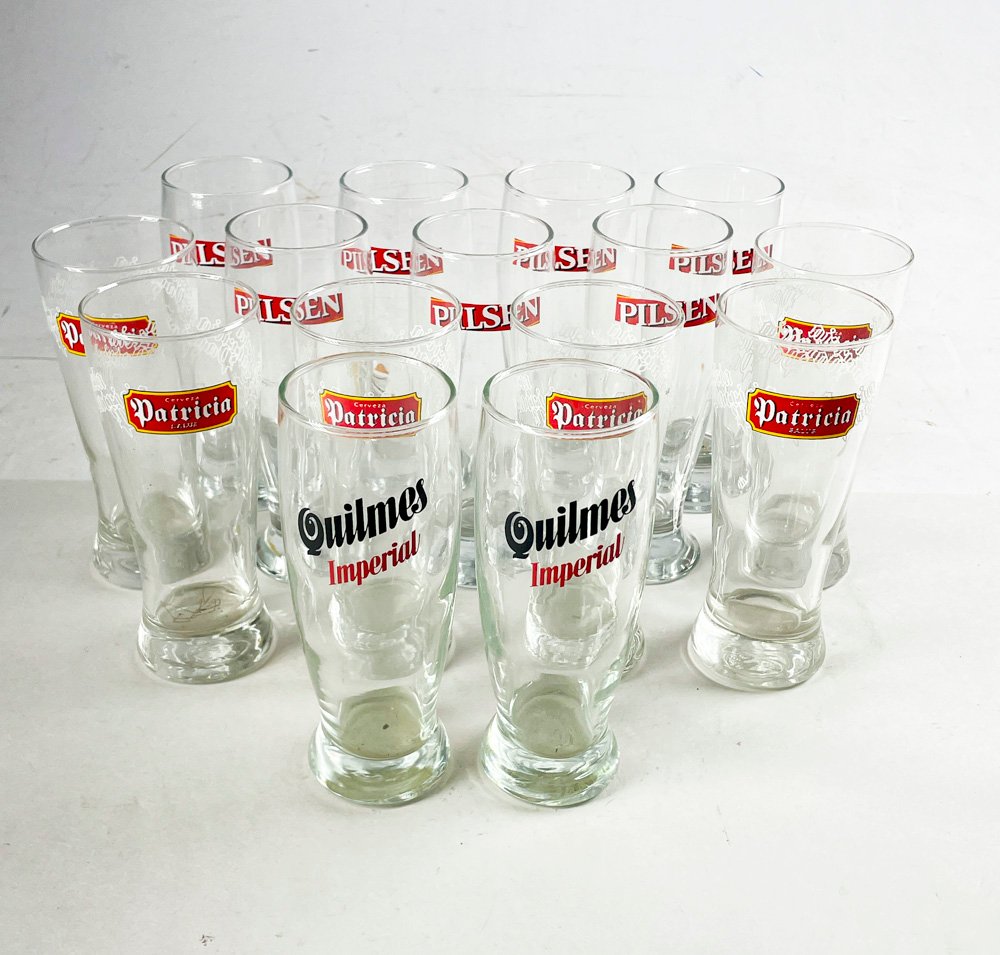 Lote anterior: Vasos de cristal con monograma para cervezas