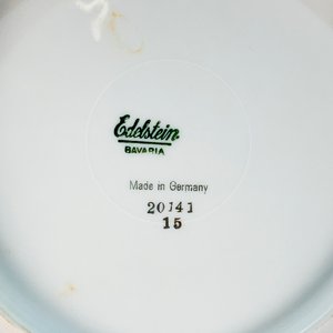 Set de 7 piezas de porcelana Edelstein Bavaria para postre - imagen 4