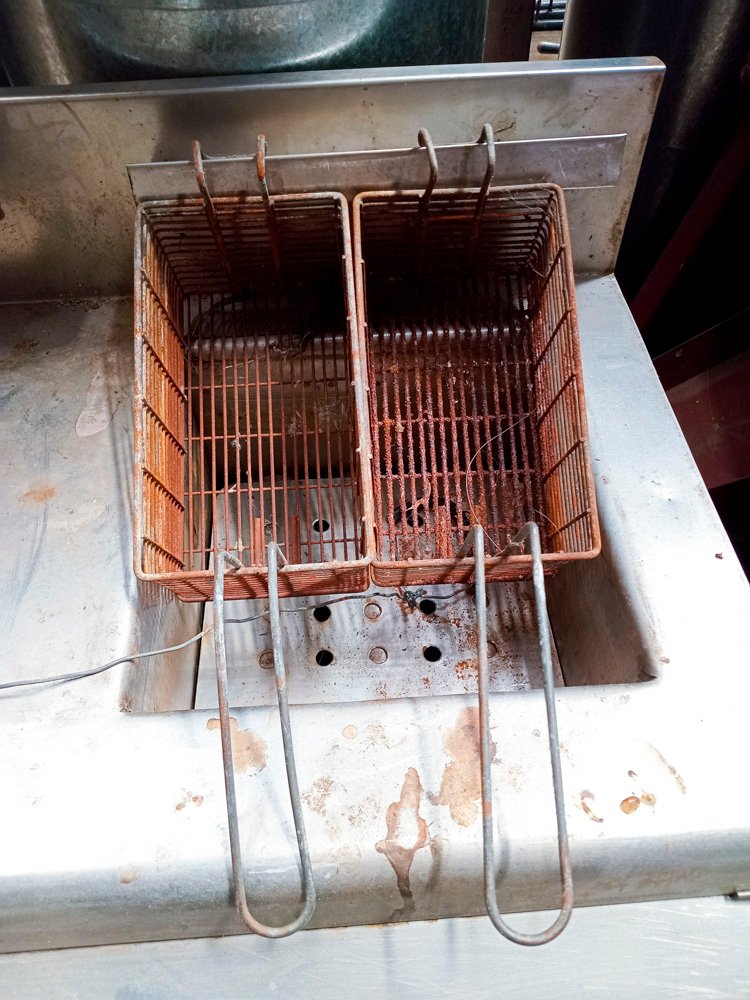 Fritador de acero inoxidable con canasto - imagen 2