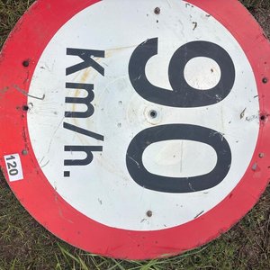 Lote de 5 Carteles Señalización Vial Límite 90 Km/h - imagen 3