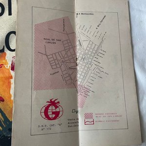 Lote de Colección: Afiche "1ª Exposición Feria Departamental de Artes Plásticas Colonia", Mini Guía de Colonia y Libro "Fogon y Olimpiada" - imagen 18