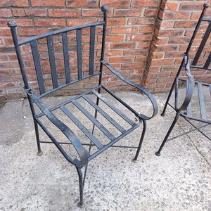 Par de Sillones de Hierro Estilo Clásico - imagen 4