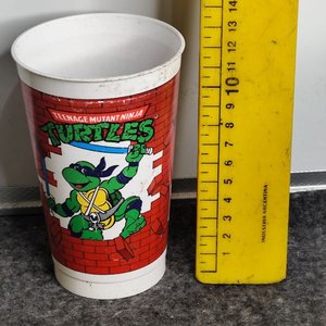 Vaso "Tortugas Ninja" Leonardo Pepsi Años 90 - imagen 2