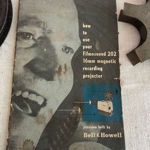 Guía Bell & Howell Filmsound 202 para Proyector y Dos Carretes Vacíos - imagen 2