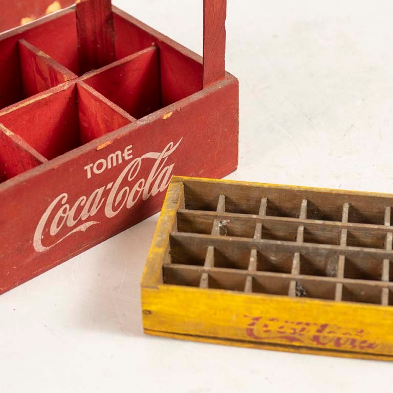 Cajoncitos miniatura de coca-cola en madera y cartón - imagen 2