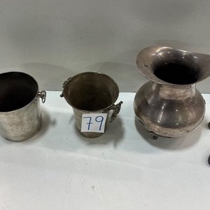 Juego de 2 Hieleras y Jarrita de Platina - imagen 1