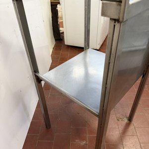 Mesada de Acero Inoxidable con Estante Inferior - 120x65x66 cm - imagen 5