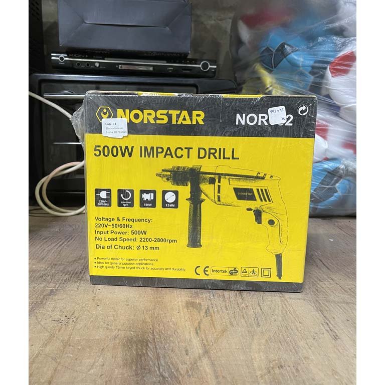 Taladro de Impacto Norstar 500W 220V Nuevo