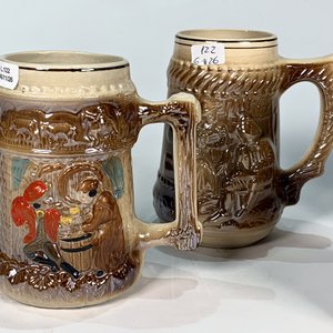 Lote de 4 jarras de cerámica para cerveza, Semana de Lavalleja 1981 - imagen 2