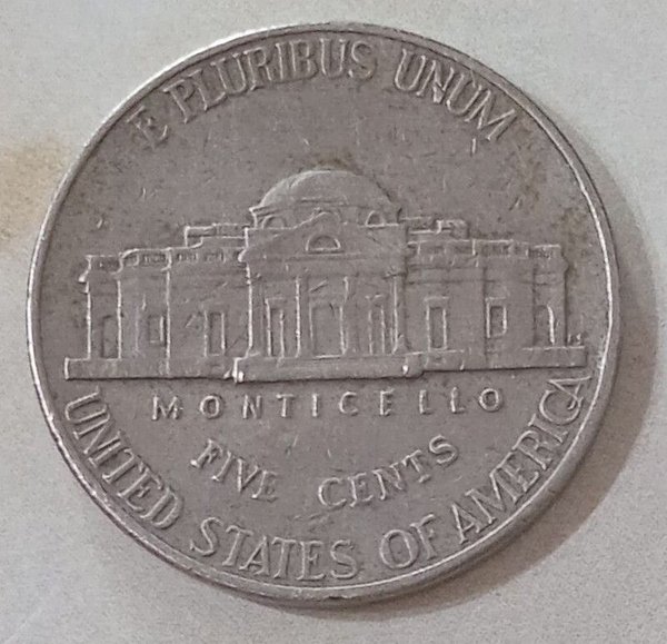 Moneda de cinco centavos estadounidense del año 2008 - imagen 2