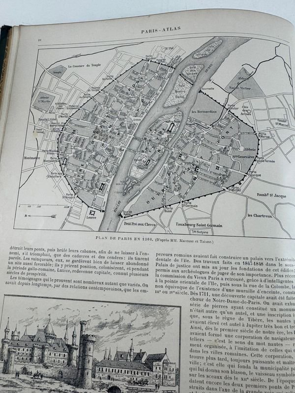 Atlas de París, texto de Fernand Bournon - imagen 4