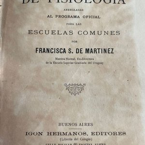 Libro Lecciones de Fisiología por Francisca S. de Martínez, Edición 1886 - imagen 2