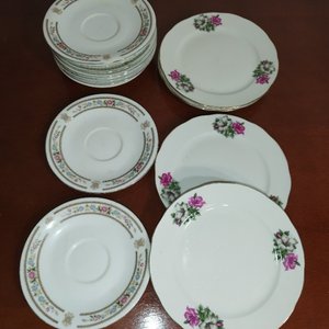 Platos porcelana para postres y tortas  - imagen 2