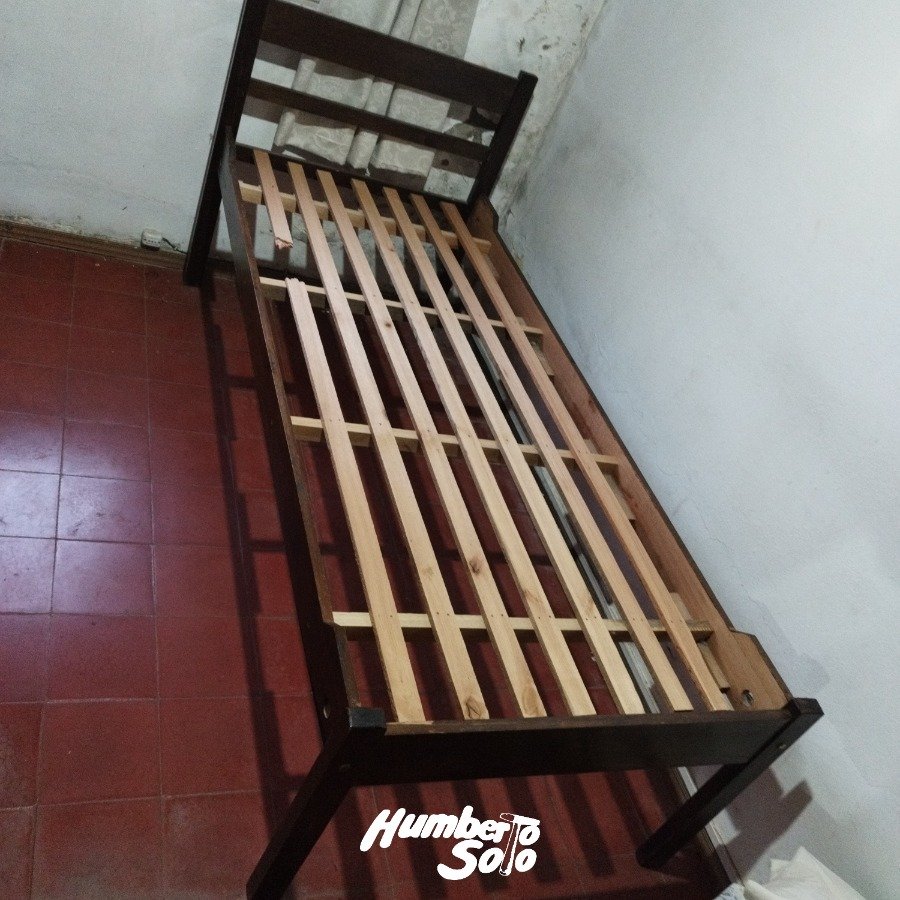 Cama madera una plaza