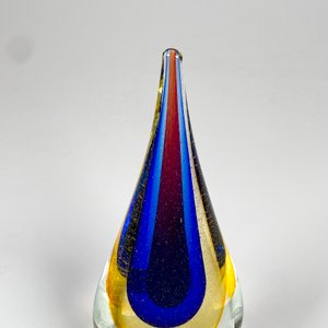 Adorno Gota de Cristal Murano Multicolor, 18 cm de Altura - imagen 3