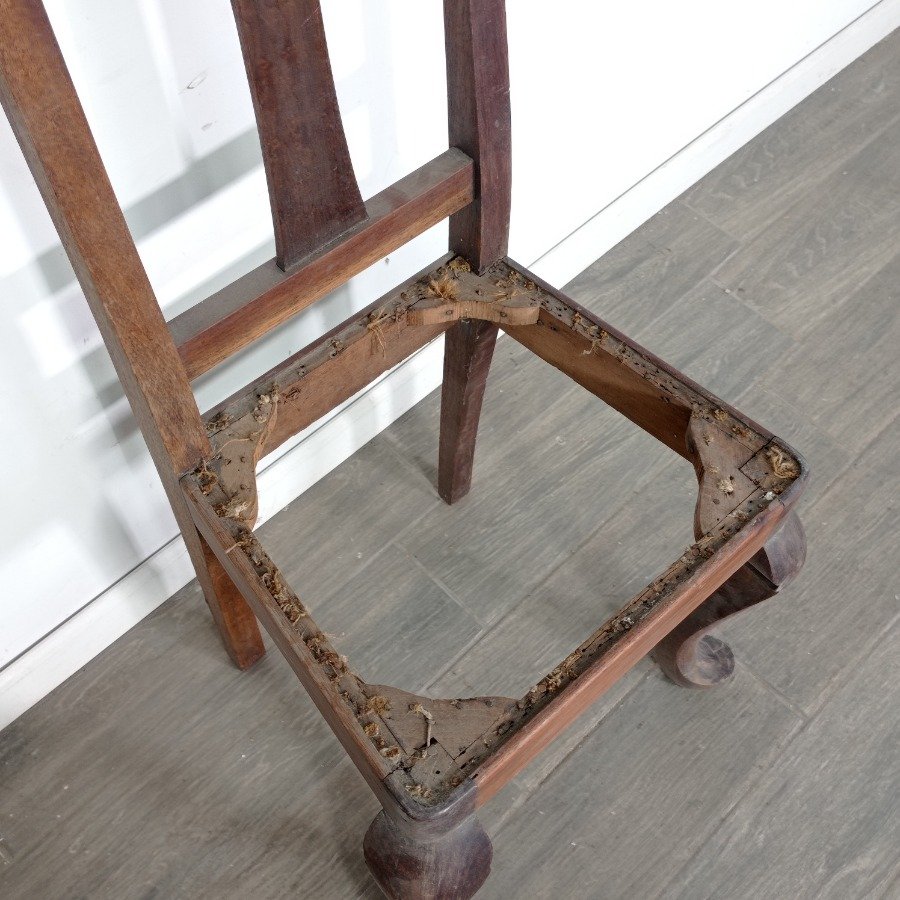 Silla estilo Chippendale en cedro para decoración - imagen 3