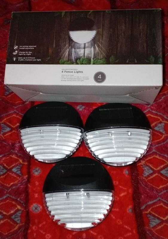 Luz Solar LED para Valla - Iluminación Exterior Automática