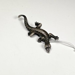 Prendedor de Plata Diseño Lagarto - imagen 1