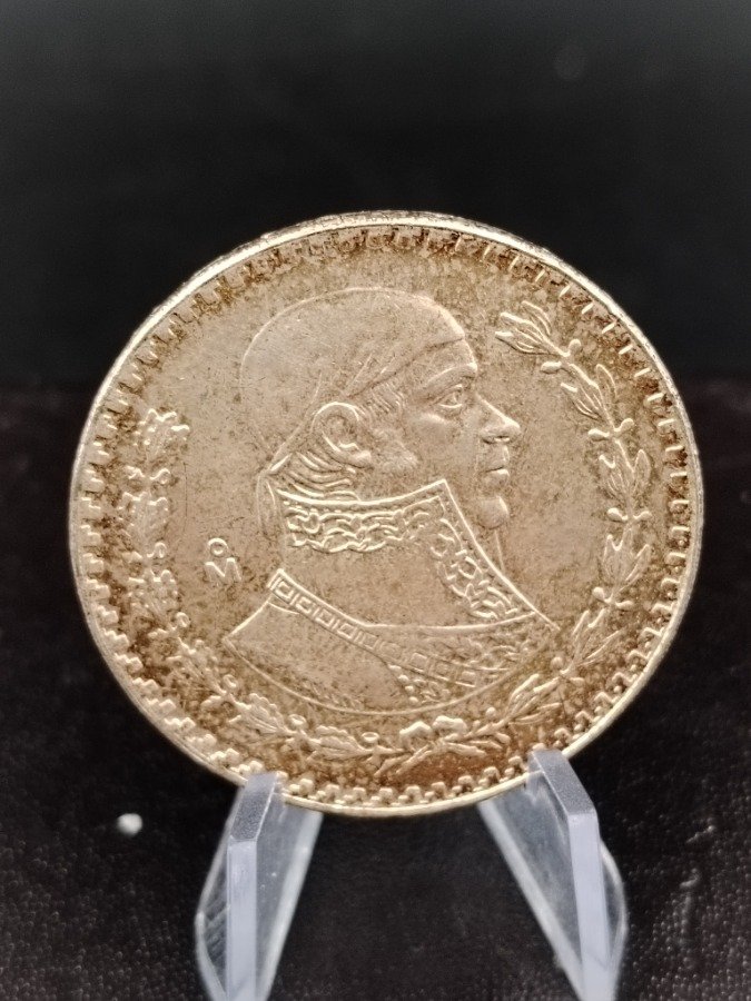 Moneda de Plata Mexicana 1 Peso 1961