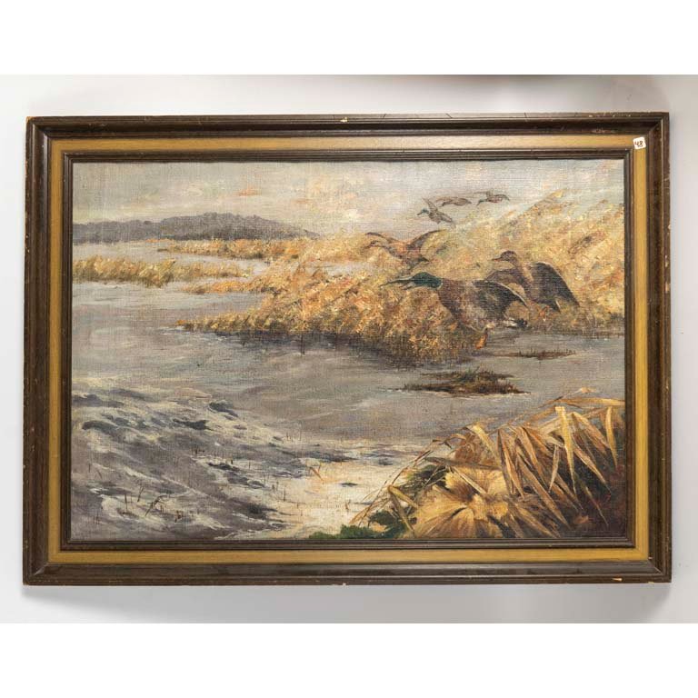 Lote anterior: Pintura Oleo Patos Firma Ilegible en tela