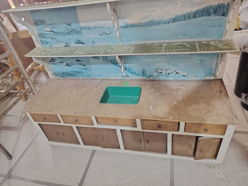 Mueble Cocinita de Madera para Casa de Muñecas