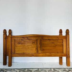 Lote x2 Respaldo de Sommier de Pino Estilo Rústico - imagen 1