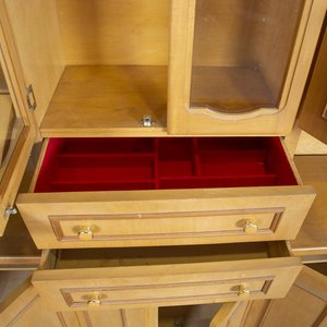 Mueble Modular de Madera con Puertas Vidriadas y Cajones - imagen 3