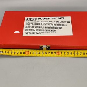 Juego de Puntas Torx, Multi Torx y Allen de 41 Piezas con Estuche Metálico - imagen 10