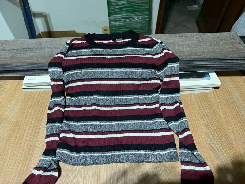 Buzo H&M Rayado Talle S/M