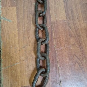 Cadena de Hierro Rústica con Eslabones Robustos - 1.40 Metros - imagen 2