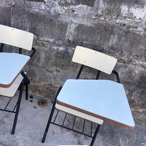 2 Pupitres Escolares con Estructura Metálica - imagen 1