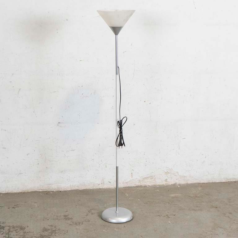 Lámpara de Pie Metálica con Pantalla de PVC - 143 cm