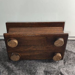 Caja de Madera con Tapa Metálica Decorada "Uruguay" y Monedas - imagen 2