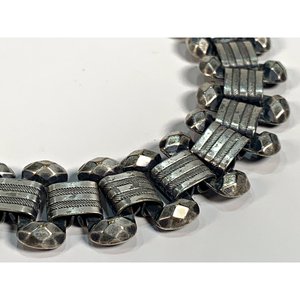 Collar Art-Deco de Metal con Eslabones - 39 cm - imagen 3