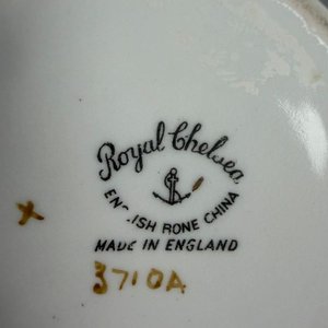 Taza y platillo de porcelana Royal Chelsea, estilo inglés - imagen 8