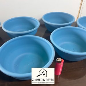 Lote de 8 Macetas Azules Nuevas - imagen 3