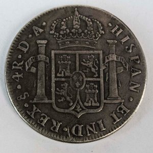 Moneda de Chile 4 Reales de 1781, Carlos III, Ceca de Santiago - imagen 2