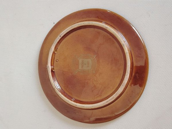 Plato decorativo de cerámica pintado a mano - imagen 3