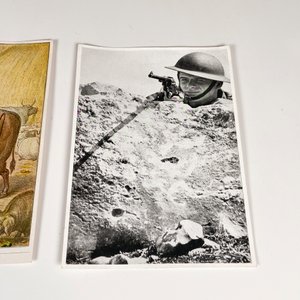 Tres Ilustraciones Históricas: Segunda Guerra Mundial y Escena Rural - imagen 5