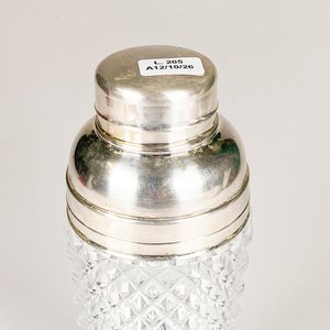 Coctelera de Cristal Tallado y Metal Vals Lambert - imagen 4