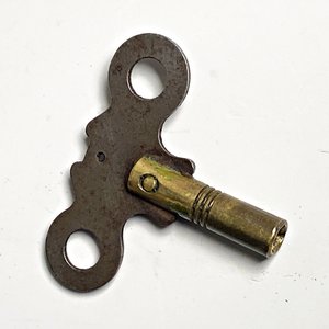 Reloj de Pared Antiguo con Péndulo y Llave, Caja de Madera Tallada - imagen 5