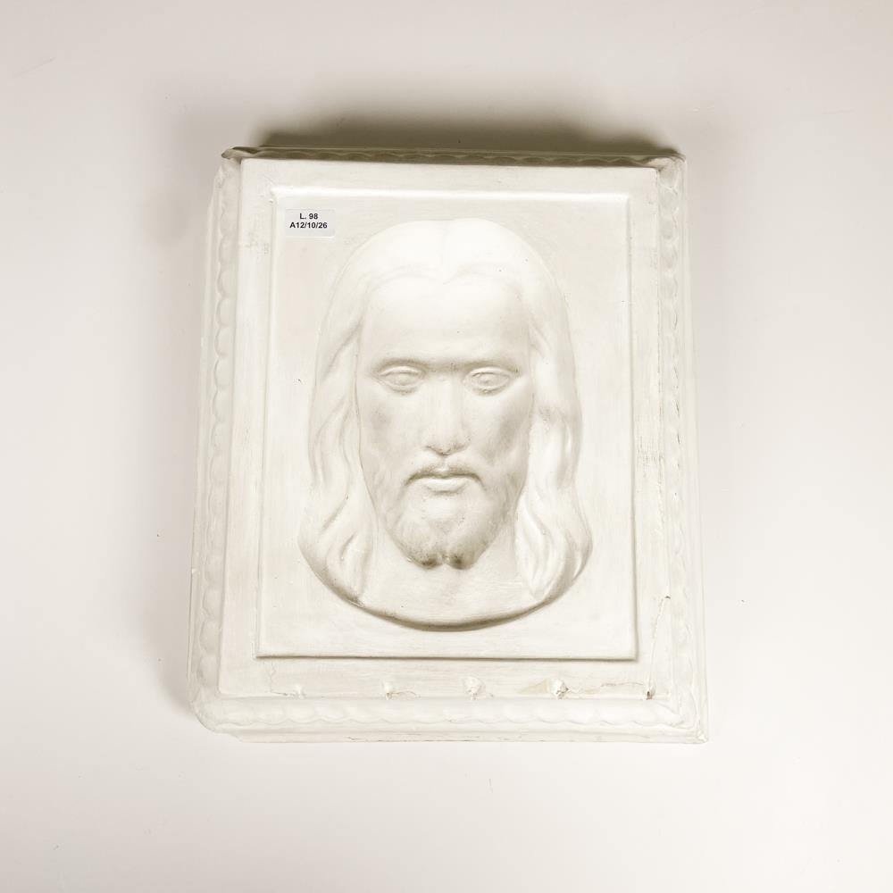 Bajo Relieve Cóncavo de Cristo, 32 x 26 cm