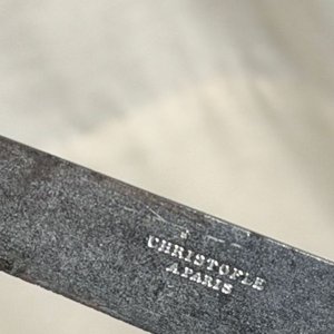 Gran Juego de Cubiertos Christofle con Grabado Monograma - imagen 9