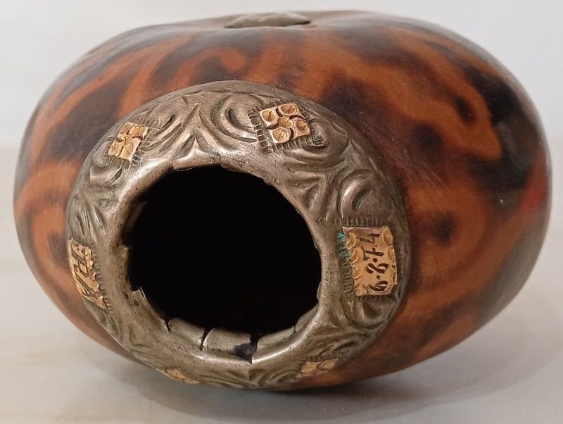 Mate galleta con Virola de Plata y ORO - Análisis detallado - imagen 4