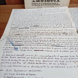 Publicación Sindicalista "Antorcha" sobre Amnistía en Uruguay 1984 - imagen 2